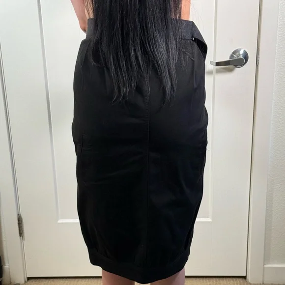 Dolce & Gabbana Twill Cargo Skirt with Suspender - Picture 3 of 14